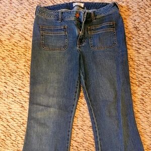Free People, Bootcut Jeans, 10, Blue